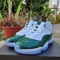 Sneakers, White Green Colorway, Lace Up Design, Casual Gift for Sneaker Fans