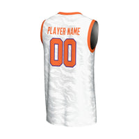 Clemson Tigers NIL Pick-A-Player Basketball Lightweight Jersey - White