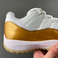 Low Top Sneakers, White Gold Colorway, Lace Up Design, Casual Gift for Sneaker Fans