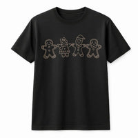Christmas Cookie Shirt, Gingerbread Family T-Shirt, Holiday Baking Tee, Adorable Xmas Graphic T-Shirt, Winter Holiday Present for Women and Men