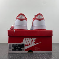 Low Top Sneakers, White Red Colorway, Lace Up Design, Casual Gift for Sneaker Fans