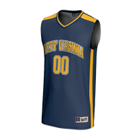 West Virginia Mountaineers NIL Pick-A-Player Lightweight Basketball Fashion Jersey - Navy