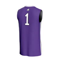 #1 TCU Horned Frogs Lightweight Collegiate Basketball Fashion Jersey - Purple