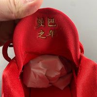 Low Top Sneakers, Red Colorway, Lace Up Design, Casual Gift for Sneaker Fans