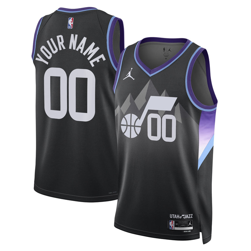 Utah Jazz NBA Statement Edition Swingman Jersey - Custom