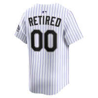 Colorado Rockies White Home Limited Pick-A-Player Retired Roster Jersey