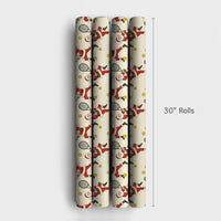 Humorous Sports Gift Wrap, Tennis Santa Wrapping Paper, Tennis Holiday Wrapping Paper, Christmas Santa Wrapping Paper, Athlete Gift Wrap