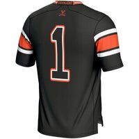 #1 Virginia Cavaliers Endzone Football Jersey - Black