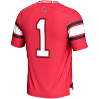 #1 Ball State Cardinals Endzone Football Jersey - Cardinal