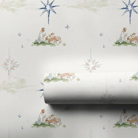 Star of Bethlehem Gift Wrap, Good Shepherd Wrapping Paper, Religious Christmas Wrapping Paper, Christian Holiday Wrapping Paper