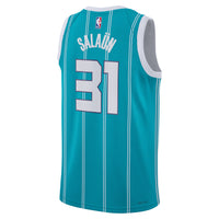 Charlotte Hornets Icon Edition Swingman Jersey - Teal - Tidjane Salaün