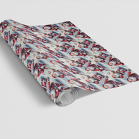Festive Holiday Wrapping Paper, Christmas Wrapping Paper Roll, Winter Gift Wrap Roll, Seasonal Present Paper, Holiday Party Present Packaging