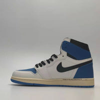 Sneakers, Cream Blue Colorway, Reverse Hook Design, Lace Up Design, Casual Gift for Sneaker Fans