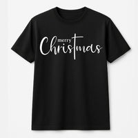 Christian Faith Holiday Shirt, Merry Christmas Cross T-Shirt, Minimalist Religious Cross Tee, Jesus Christmas Graphic T-Shirt, Holiday Present