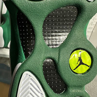Sneakers, White Green Colorway, Lace Up Design, Casual Gift for Sneaker Fans
