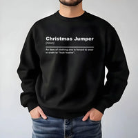 Humorous Sarcastic Holiday Sweater, Christmas Jumper Definition Sweatshirt, Ugly Christmas Sweatshirt, Xmas Crewneck, Retro Holiday Present