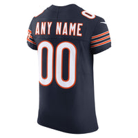 Chicago Bears Navy Elite Custom Jersey
