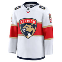 Florida Panthers White Away Premium Custom Jersey