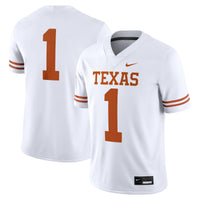 #1 Texas Longhorns Game Jersey - White