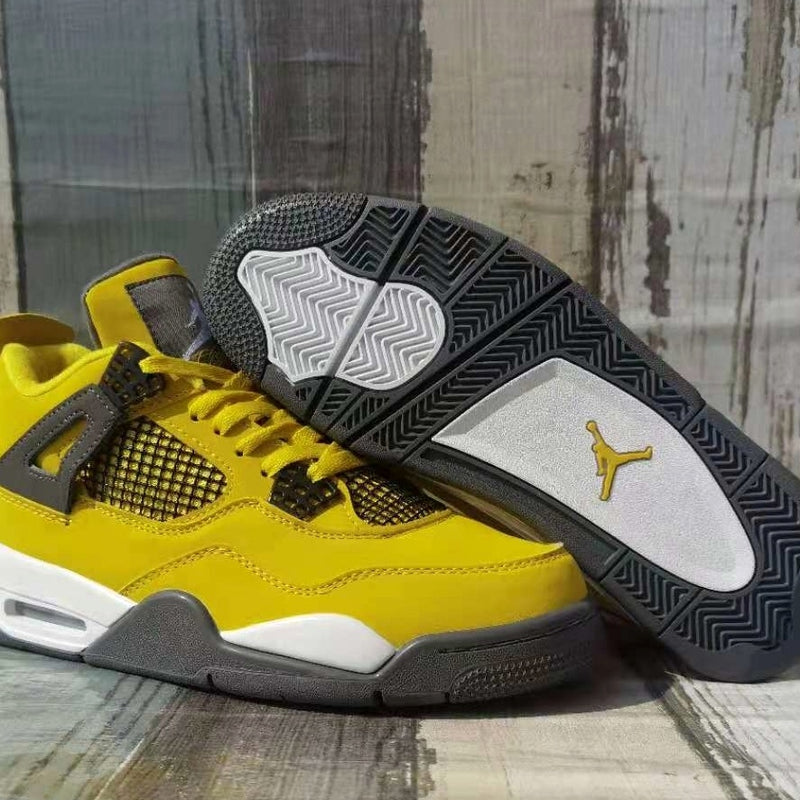 Sneakers, Yellow Colorway, Lace Up Design, Casual Gift for Sneaker Fans