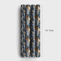 Winter Wonderland Gift Wrap, Snowy Village Christmas Wrapping Paper, Comfy Night Cabin Wrapping Paper, Scenic Holiday Gift Wrap Roll