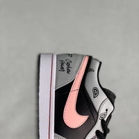Low Top Sneakers, Pink Colorway, Lace Up Design, Casual Gift for Sneaker Fans