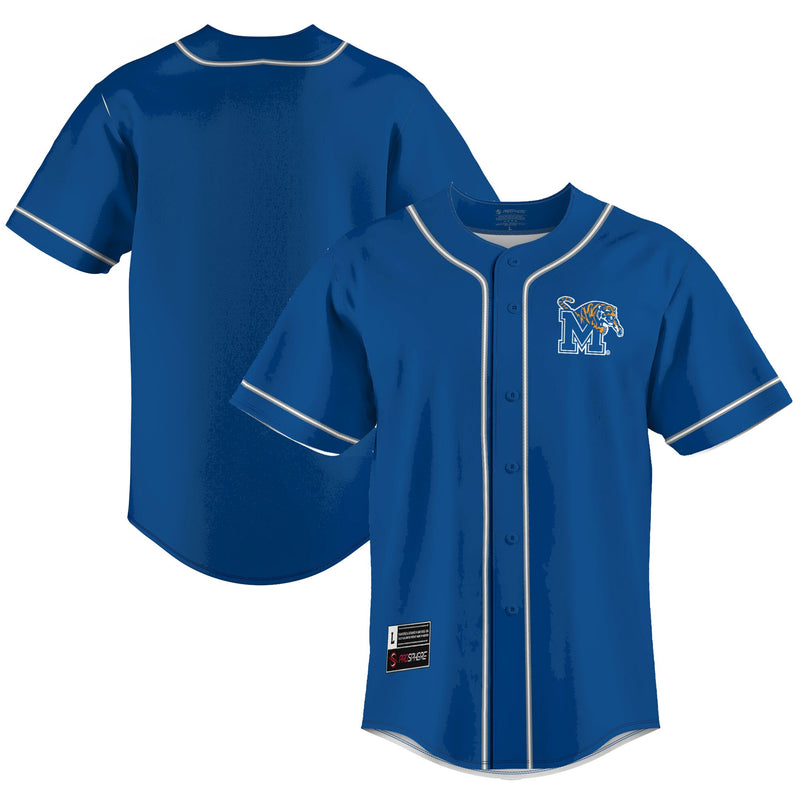 Memphis Tigers Lightweight Baseball Jersey - Blue