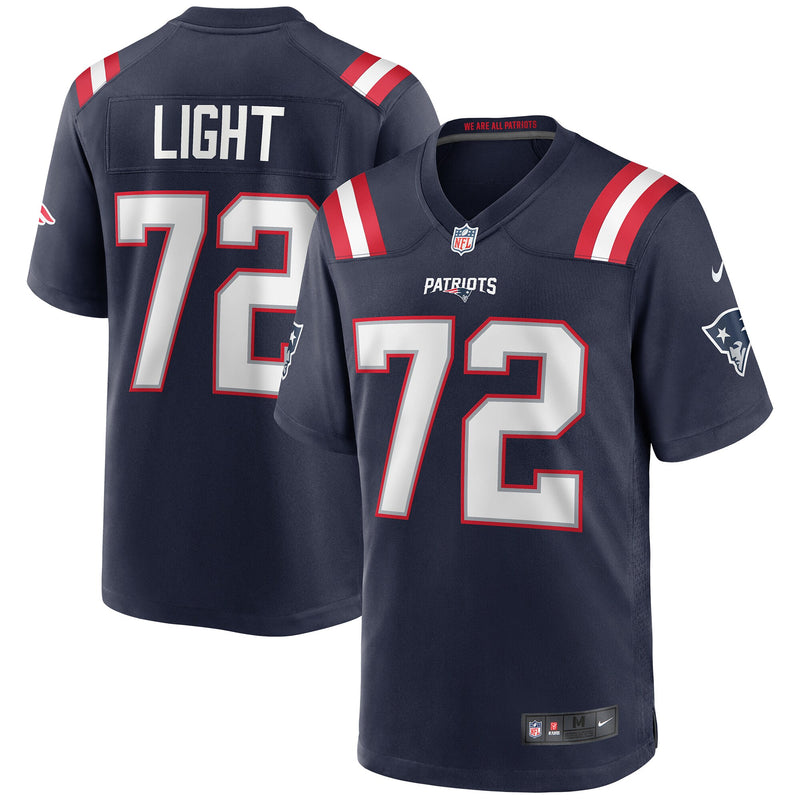 New England Patriots Matt Light Navy Game Retired Player Jersey