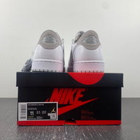 Low Top Sneakers, White Gray Colorway, Lace Up Design, Casual Gift for Sneaker Fans