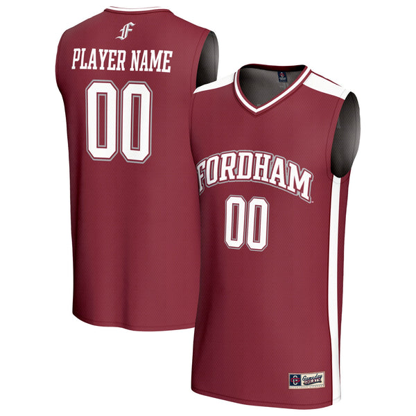 Fordham Rams Lightweight Collegiate Basketball NIL Pick-A-Player Fashion Jersey - Maroon