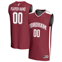 Fordham Rams Lightweight Collegiate Basketball NIL Pick-A-Player Fashion Jersey - Maroon