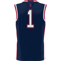 #1 Duquesne Dukes Lightweight Basketball Jersey - Navy