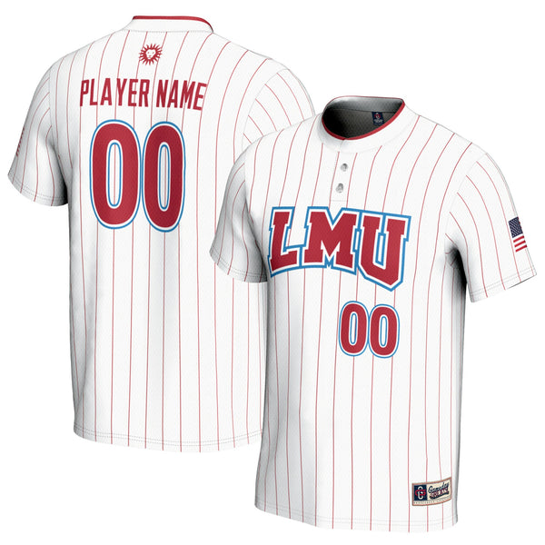 Loyola Marymount Lions NIL Pick-A-Player Softball Lightweight Jersey - White