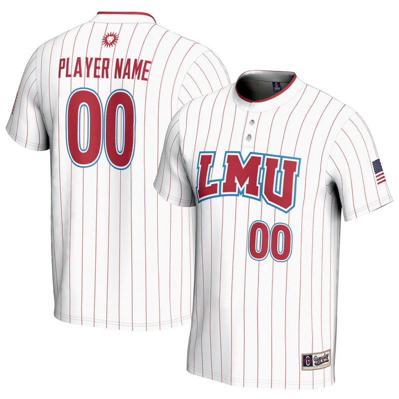 Loyola Marymount Lions NIL Pick-A-Player Softball Lightweight Jersey - White