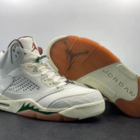 Low Top Sneakers, White Red Green Sail Colorway, Mismatched Colorway, Lace Up Design, Casual Gift for Sneaker Fans