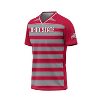 #1 Ohio State Buckeyes Lightweight Soccer Fashion Jersey - Scarlet