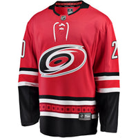 Carolina Hurricanes Sebastian Aho Red Alternate Breakaway Player Jersey