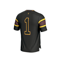 #1 Arizona State Sun Devils Lightweight Collegiate Football Fashion Jersey - Black