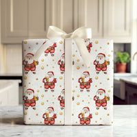 Humorous Christmas Gift Wrap, Beer Santa Wrapping Paper, Secret Santa Gift Wrapping Paper, Holiday Beer Lover Gift Wrap, Xmas Present Wrap
