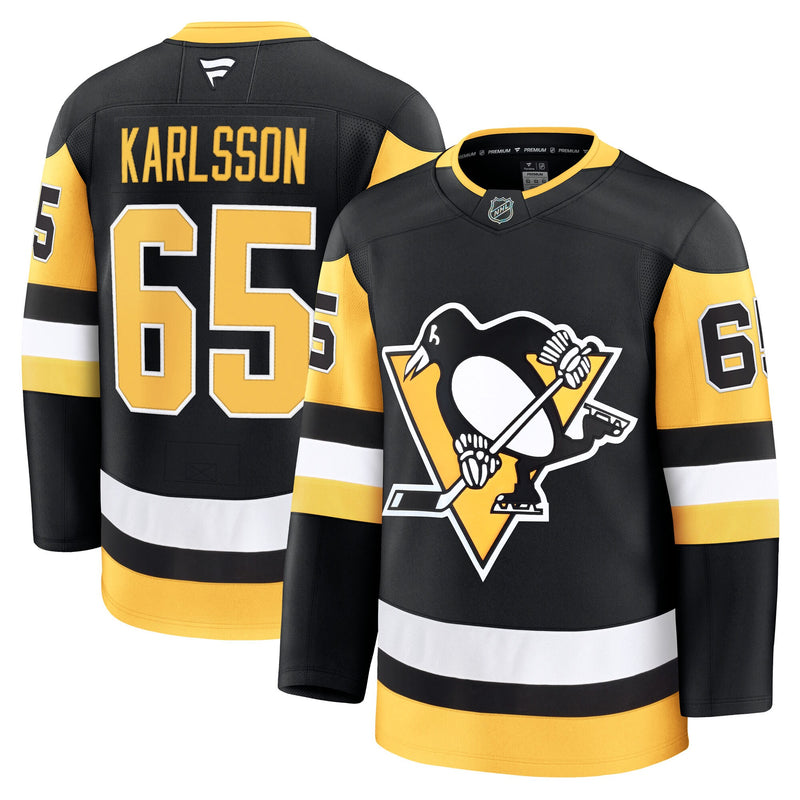Pittsburgh Penguins Erik Karlsson Black Home Premium Jersey