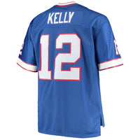 Buffalo Bills Jim Kelly Royal Big & Tall 1990 Retired Player Replica Jersey