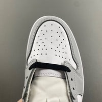 Low Top Sneakers, White Black Gray Colorway, Lace Up Design, Casual Gift for Sneaker Fans