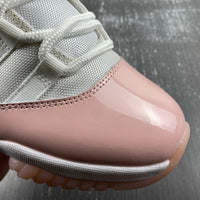 Low Top Sneakers, White Pink Colorway, Lace Up Design, Casual Gift for Sneaker Fans