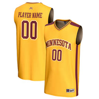 Minnesota Golden Gophers NIL Pick-A-Player Lightweight Basketball Fashion Jersey - Gold