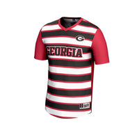 #1 Georgia Bulldogs Lightweight Soccer Fashion Jersey - Red