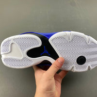 Retro Low Top Sneakers, Blue White Colorway, Lace Up Design, Casual Gift for Sneaker Fans