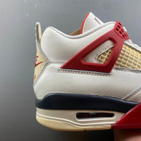 Low Top Sneakers, White Black Red Colorway, Lace Up Design, Casual Gift for Sneaker Fans
