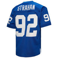 New York Giants 1994 Michael Strahan Royal Authentic Throwback Retired Player Jersey