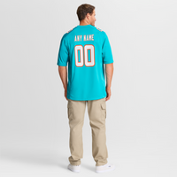 Miami Dolphins Aqua Custom Game Jersey