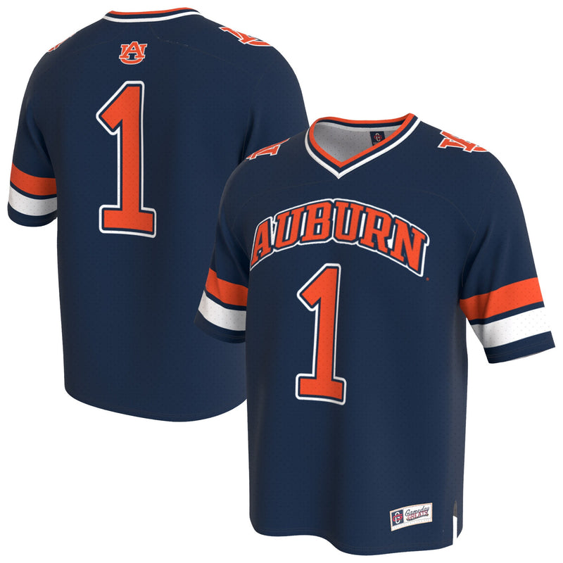 Auburn Tigers Lightweight Collegiate Football Fashion Jersey - Navy